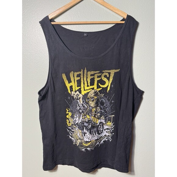 Hellfest Men’s Tank Top  "FURY ROAD WE1" Size XL Music Festival France - Picture 1 of 4